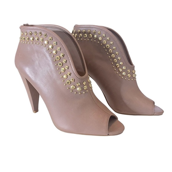 Blush/ rose studded Vince Camino booties